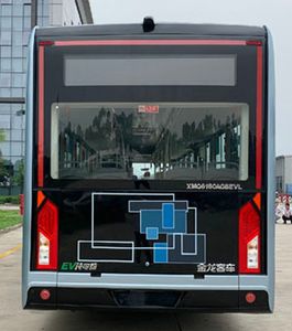 Jinlong  XMQ6180AGBEVL Pure electric articulated low floor city buses