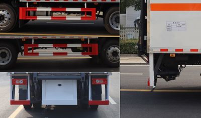 Zhongqi Liwei brand automobiles HLW5120XRQBJ6 Flammable gas box transport vehicle