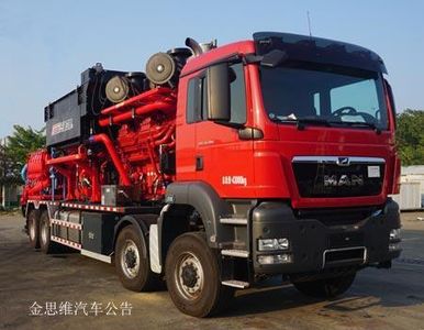 Siji  SJX5431TYL140 Fracturing truck