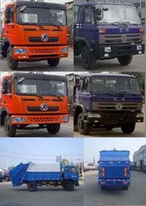 Huatong brand automobiles HCQ5165ZYSGJ Compressed garbage truck