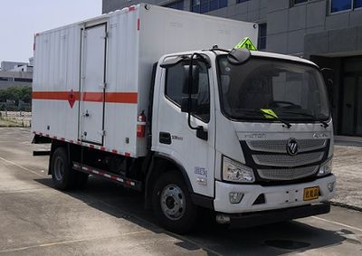 Zhengyuan brand automobile LHG5080XRQFT06 Flammable gas box transport vehicle