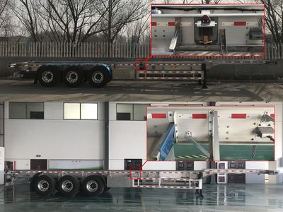 Xinneng Kungang  ZBR9400TJZE Aluminum alloy container transport semi-trailer