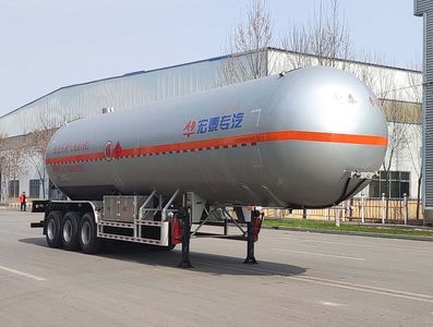 Zhengkang Hongtai brand automobiles HHT9409GYQ Semi trailer for liquefied gas transportation