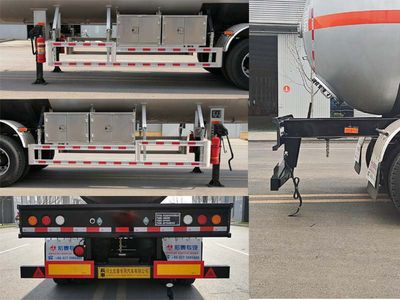 Zhengkang Hongtai brand automobiles HHT9409GYQ Semi trailer for liquefied gas transportation