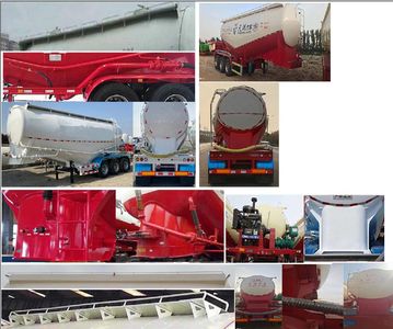 Hualiang Tianhong  LJN9407GFL Medium density powder material transportation semi-trailer