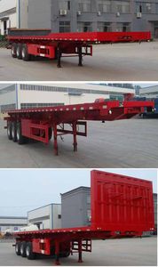 Yuchen  SCD9400ZZXP Flat dump semi-trailer