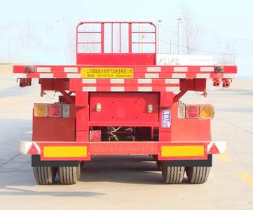 Yuchen  SCD9400ZZXP Flat dump semi-trailer