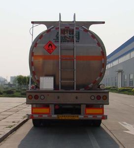 Shengrun  SKW9407GYYA Aluminum alloy oil transport semi-trailer