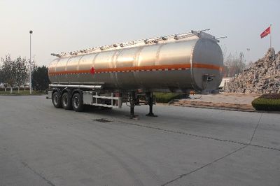 Green Leaf JYJ9403GYY Aluminum alloy oil transport semi-trailer