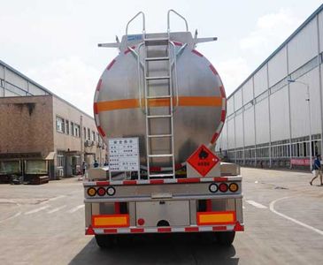 Yunli  LG9402GRY Aluminum alloy flammable liquid tank transport semi-trailer