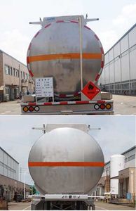 Yunli  LG9402GRY Aluminum alloy flammable liquid tank transport semi-trailer