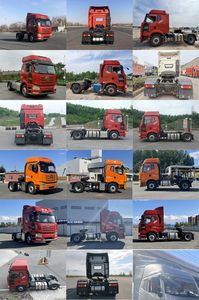 Jiefang Automobile CA4180P66K25E6 Flat head diesel semi-trailer tractor