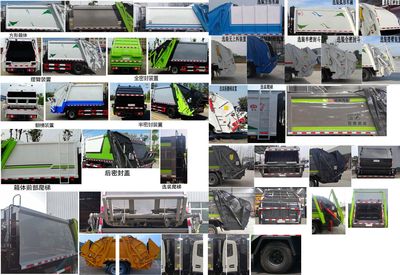 Chusheng  CSC5123ZYSSH6 Compressed garbage truck