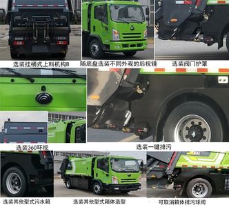 Yutong  YTZ5102ZYSD1BEV Pure electric compression garbage truck