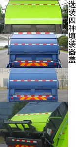 Zhonglian Automobile ZBX5180ZYSDFE5 Compressed garbage truck