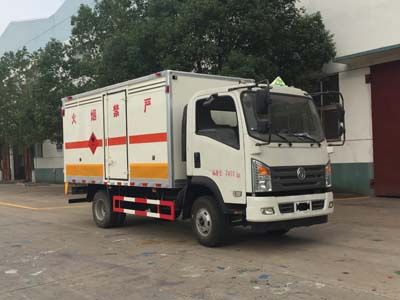 Cheng Liwei CLW5070XRQE5Flammable gas box transport vehicle