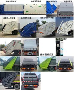 Chusheng  CSC5181ZYSD6 Compressed garbage truck