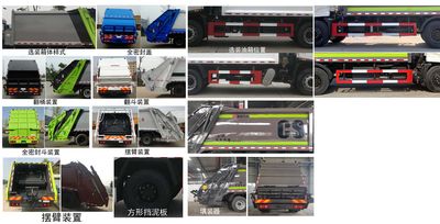 Chusheng  CSC5181ZYSD6 Compressed garbage truck