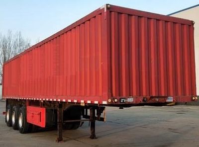 Fuyan Automobile HWL9400XXYPB Box transport semi-trailer