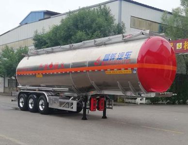 Changhua  HCH9408GRYJC Aluminum alloy flammable liquid tank transport semi-trailer