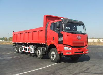 Jiefang Automobile CA3310P66K24L6T4E Flat head diesel dump truck