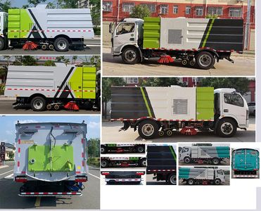 Chufei  CLQ5120TXS6EL Washing and sweeping vehicle