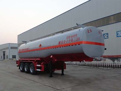 Zhengkang Hongtai brand automobiles HHT9400GRYC Flammable liquid tank transport semi-trailer