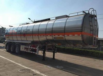 Ruijiang  WL9404GRYF Aluminum alloy flammable liquid tank transport semi-trailer