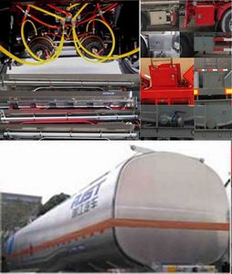 Ruijiang  WL9404GRYF Aluminum alloy flammable liquid tank transport semi-trailer