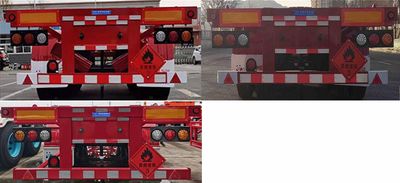 Huajun  ZCZ9400TWYBYM Transport semi-trailer of dangerous goods tank frame