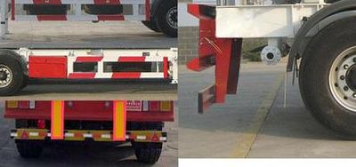 Jinwan  LXQ9401GRY Aluminum alloy flammable liquid tank transport semi-trailer