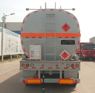 Juntong  JF9408GRYB Aluminum alloy flammable liquid tank transport semi-trailer