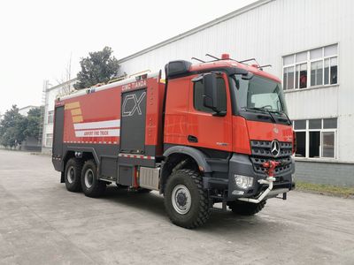 Chuanxiao brand automobiles SXF5282GXFJX110 air port crash truck