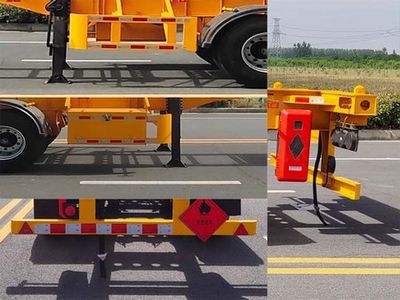 Guangda Hongyuan brand automobiles GHY9402TWY Transport semi-trailer of dangerous goods tank frame