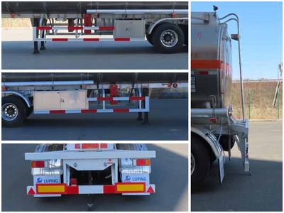 Luping Machinery LPC9404GYYS Aluminum alloy oil transport semi-trailer