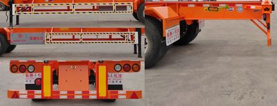 Chenlu  LJT9350TJZED Container transport semi-trailer