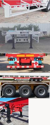 CIMC ZJV9404TWYSZ Transport semi-trailer of dangerous goods tank frame