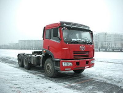 Jiefang Automobile CA4252P21K2T2A Flat head diesel semi-trailer tractor