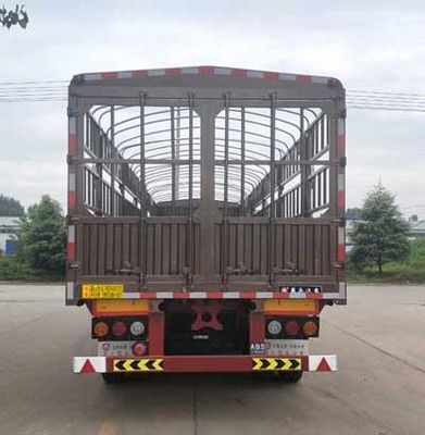 Huayue Xing brand automobiles FNZ9402CCYE Gantry transport semi-trailer