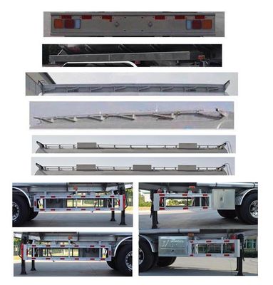 Jinxi  WPH9403GYYL Aluminum alloy oil transport semi-trailer