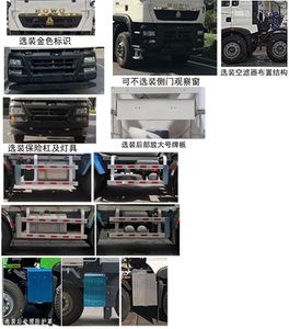 Qingzhuan  QDZ5318GJBZHTX30F1 Concrete mixing transport vehicle