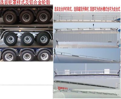 Tongyada  CTY9400GLYPH35 Asphalt transport semi-trailer