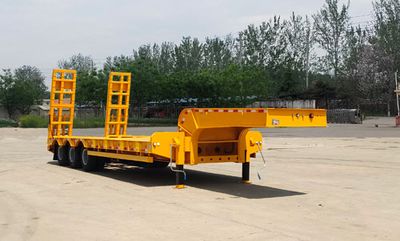 Huaxing Jiangshan brand automobiles SMW9400TDP Low flatbed semi-trailer