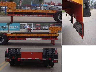 Shenhu  HLQ9351TDP Low flatbed semi-trailer