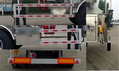 Ruijiang  WL9405GRYF Aluminum alloy flammable liquid tank transport semi-trailer