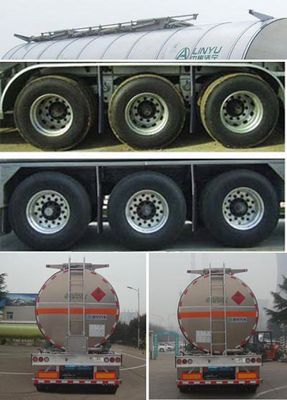 Lingyu  CLY9408GRYC Flammable liquid tank transport semi-trailer