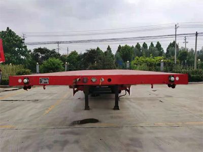 Zhongminjin Double Brand Automobile MJS9400TPB Flat transport semi-trailer