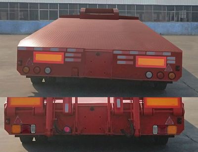 Yijun brand automobile YJP9401TDP Low flatbed semi-trailer