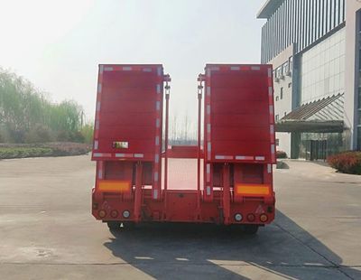 Yijun brand automobile YJP9401TDP Low flatbed semi-trailer