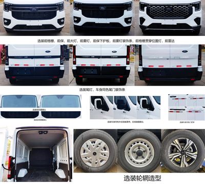 Jiangling Quanshun brand automobiles JX5046XXYTDL6 Box transport vehicle